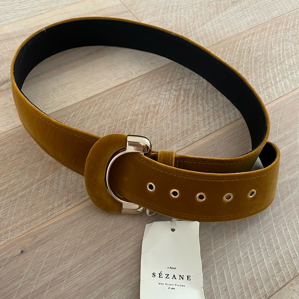 Sezane Ochre Oma Belt.90CM